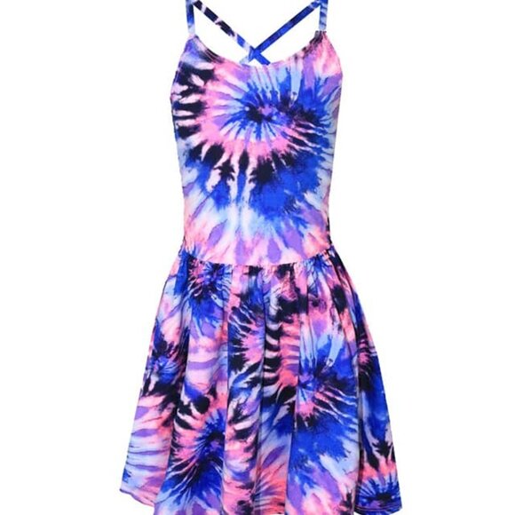 PixieLane Kids Tie-Dye Dress - size 5 - Picture 1 of 5